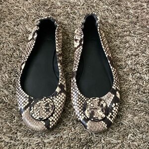 Tory Burch flats — barely worn—$100